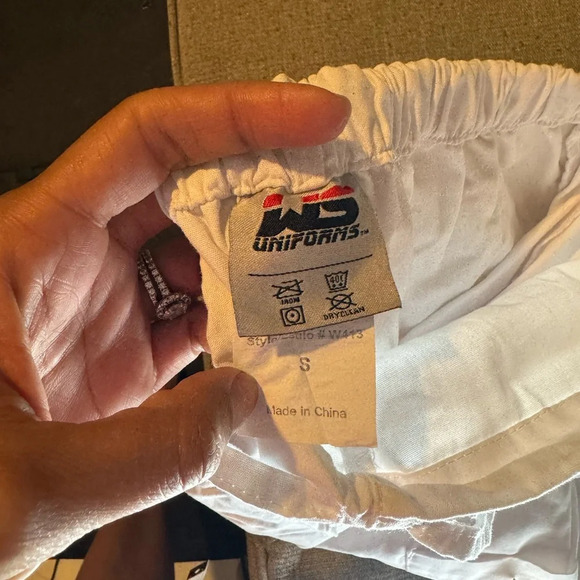 Set of 3 Scrub Pants Size SMALL White Scrub Bottom Medical Apparel Nurse Pants - Picture 12 of 13